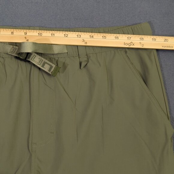 Huk Pants Men's XL Green Creekbed Pant Performance Fishing Outdoor Belted - Picture 5 of 10